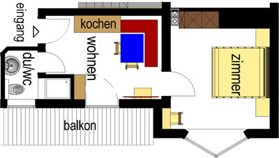 Ferienwohnung 3 - Grundriss