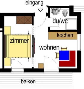 Ferienwohnung 4 - Grundriss