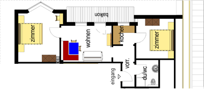 Ferienwohnung 8 - Grundriss